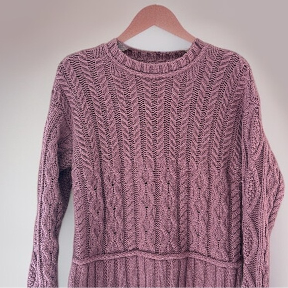 Lucky Brand Cable-Knit Crewneck Sweater Women’s Large Soft, Cozy, Classic Style - Picture 6 of 7